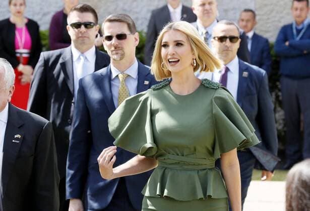 Ivanka Trump arrives to meet women during an act with the Academy of Women Entrepreneurs, in Bogota, Colombia, 3 September 2019. The daughter of US President Donald Tump, Ivanka Trump, and US Secretary of State John J Sullivan are visiting Colombia. Ivanka Trump participates in an event with the Academy of Women Entrepreneurs of Colombia !ACHTUNG: NUR REDAKTIONELLE NUTZUNG!  Copyright: xMauricioxDuenasxCastanedax AME2830 20190903-637031304804186563