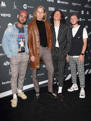 September 3, 2019, London, United Kingdom: Larkins on the red carpet arrivals board during the AIM Independent Music Awards 2019 held at the Roundhouse in London. London United Kingdom - ZUMAs197 20190903_zaa_s197_288 Copyright: xKeithxMayhewx