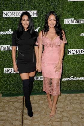 September 4, 2019, New York, NY, USA: September 4, 2019 New York City..Brie Bella and Nikki Bella arriving to the FIT Couture Council Award luncheon during New York Fashion Week on September 4, 2019 in New York City. New York USA Copyright: xKristinxCallahanx