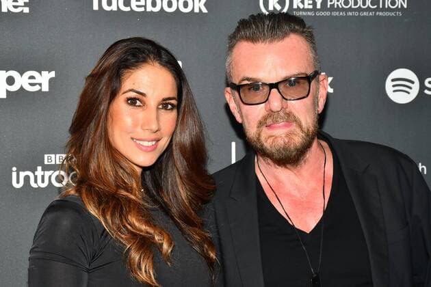 Billy Duffy and Leilani Dowding at AIM Independent Music Awards at the Roundhouse, Camden Town, London, UK. SEPTEMBER 3rd 2019  SLIx193209