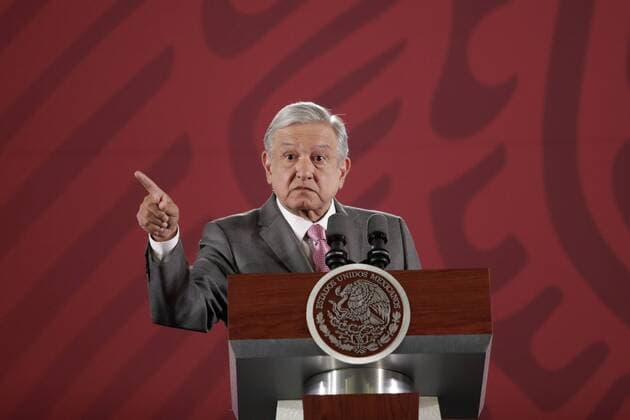 September 4, 2019: EUM20190904NAC16.JPG.CIUDAD DE MEXICO. PresidencyPresidencia-AMLO. 4 de septiembre de 2019. El presidente Andres Manuel Lopez Obrador durante la conferencia matutina en Palacio Nacional. Foto: Agencia EL UNIVERSALIvan StephensEELG Copyright: xElxUniversalx