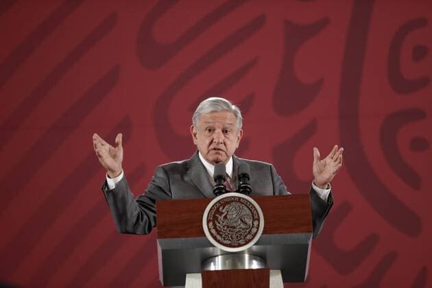 September 4, 2019: EUM20190904NAC30.JPG.CIUDAD DE MEXICO. PresidencyPresidencia-AMLO. 4 de septiembre de 2019. El presidente Andres Manuel Lopez Obrador durante la conferencia matutina en Palacio Nacional. Foto: Agencia EL UNIVERSALIvan StephensEELG Copyright: xElxUniversalx