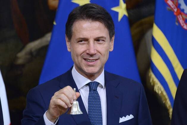 Bilder des Jahres 2019, News 09 September News Themen der Woche KW 36 News Bilder des Tages Prime Minister Giuseppe Conte at the ceremony of handing over the bell  Copyright: xGloriaxImbrognox xIPAx xGloriaxImbrognox