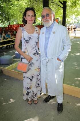 Filmfest Muenchen 29.06.2019 Saralisa Volm und Friedrich Liechtenstein (Hans-Holger Friedrich) Boccia am Kulturstrand, Muenchner Filmfest, Ludwigsbruecke, Auf der Insel, Muenchen - 29.06.2019 -