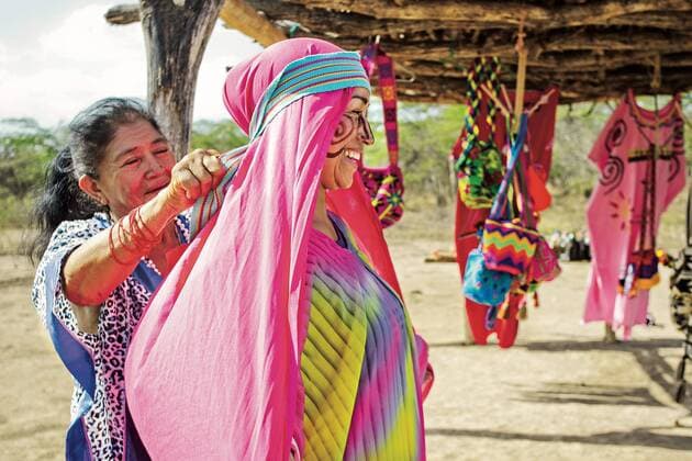 IMAGO Cultures of the world, Wayuu Volk in Kolumbien August 20, 2019: BogotoÂ¡, Colombia. Julio de 2014. Un recorrido desde Riohacha, pasando por el cabo de la Vela hasta el extremo mas norte del pais, Punta Gallinas. Este destino tiene hermosos paisajes y un acercamento a la cultura Wayuu Credito: CEET Fotografo: ANA MARIA GARCIA *** August 20, 2019 BogotoÂ¡, Colombia July 2014 A journey from Riohacha, passing through Cape Vela to the northernmost tip of the paoÂs, Punta Gallinas This destination has beautiful landscapes and an approach to the Wayuu Credito CEET culture Photograph ANA MARIA GARCIA - ZUMAe56_ 20190820_zaf_e56_008 Copyright: xElxTiempox
