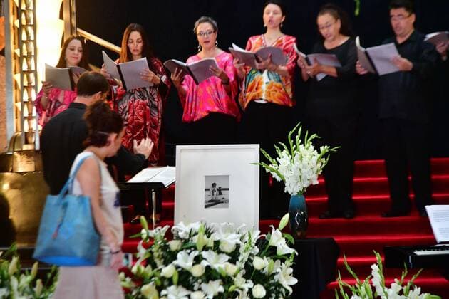 Mexiko, Trauer um Francisco Toledo September 6, 2019: EUM20190905CUL17.JPG.CIUDAD DE MEXICO. DeathDeceso-Toledo.- 6 de septiembre de 2019. Aspectos del homenaje que se le realiza al escultor y pintor Francisco Toledo en el Palacio de Bellas Artes. El oaxaqueno fallecio el jueves a los 79 anos de edad. Foto: Agencia EL UNIVERSALHugo GarciaEELG Copyright: xElxUniversalx