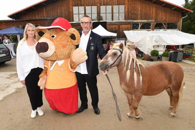 Michael Roll mit Ehefrau Claudia 25.Tabaluga Golf Cup Charitygolf Abendgala Stall Greinwaldhof Tutzing 07. September 2019