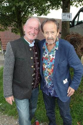 Sepp Schauer und Gernot Roll, Tabaluga Golf Cup 2019 Gala Abend im Reitstall in Tutzing am 07.09.2019