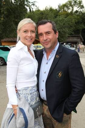 Falk Raudies mit Ehefrau Andrea, Tabaluga Golf Cup 2019 Gala Abend im Reitstall in Tutzing am 07.09.2019