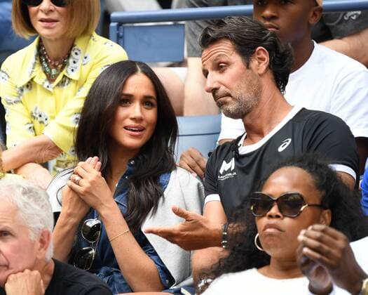 Herzogin Meghan als Zuschauer bei den Tennis US Open in New York FLUSHING NY- SEPTEMBER 07: Meghan, Duchess of Sussex is seen watching Serena Williams Vs Bianca Andreescu during the women s finals on Arthur Ashe Stadium at the USTA Billie Jean King National Tennis Center on September 7, 2019 in Flushing Queens Copyright: xmpi04x xMediaPunchx