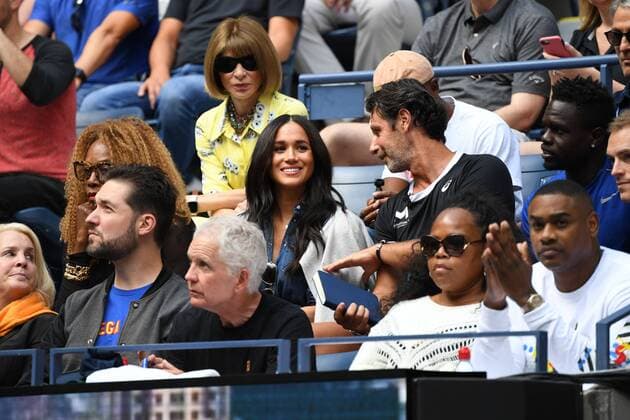 Herzogin Meghan als Zuschauer bei den Tennis US Open in New York FLUSHING NY- SEPTEMBER 07: Meghan, Duchess of Sussex is seen watching Serena Williams Vs Bianca Andreescu during the women s finals on Arthur Ashe Stadium at the USTA Billie Jean King National Tennis Center on September 7, 2019 in Flushing Queens Copyright: xmpi04x xMediaPunchx