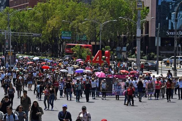 September 8, 2019: EUM20190908NAC03.JPG.CIUDAD DE MEXICO. ProtestProtesta-Feminicidio.- 8 de septiembre de 2019. Un grupo de mujeres marcha sobre Paseo de la Reforma en contra de los feminicidios en distintas entidades del pais. Foto: Agencia EL UNIVERSALArmando MartinezEELG Copyright: xElxUniversalx