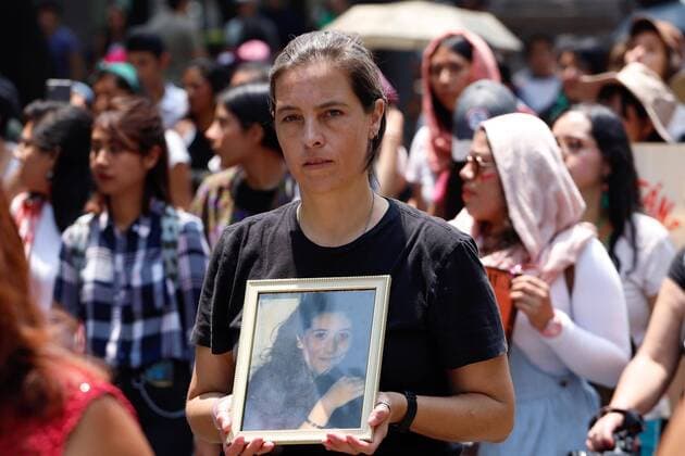 September 8, 2019: EUM20190908NAC10.JPG.CIUDAD DE MEXICO. ProtestProtesta-Feminicidio.- 8 de septiembre de 2019. Mujeres participan en la Marcha del silencio para exigir justicia por los feminicidios ocurridos en distintas entidades del pais. Foto: Agencia EL UNIVERSALBerenice FregosoEELG Copyright: xElxUniversalx