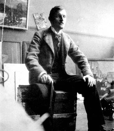 Portrait of Edvard Munch in his studio in Berlin Portrait of Edvard Munch in his studio in Berlin 1902 Edvard Munch Munch Museum, Oslo Copyright: xPhoto12 ArchivesxSnarkx DFS09A01470