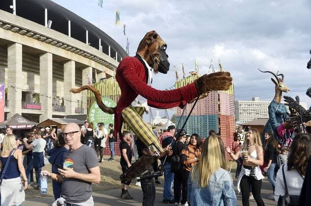 Festivalbesucher beim Lollapalooza Festival im Olympiastadion und Olympiapark. Berlin, 08.09.2019