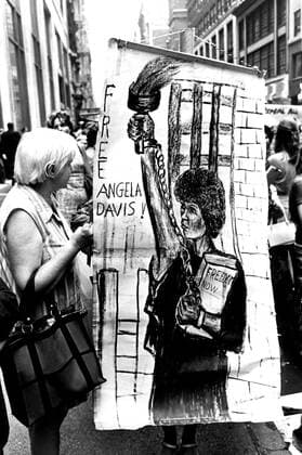 BerÃ¼hmte Feministinnen, Angela Davis Protest in New York for the liberation of Angela Davis Protest in New York for the liberation of Angela Davis 20th United States Copyright: xPhoto12 ArchivesxSnarkx DFS09A06_316