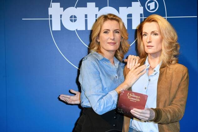 Maria Furtwängler bei der Enthüllung ihrer Wachsfigur im Madame Tussauds Berlin. Berlin, 10.09.2019 *** Maria Furtwängler unveiling her wax figure at Madame Tussauds Berlin Berlin, 10 09 2019 Foto:xF.xKernx xFuturexImage