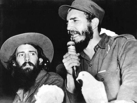 Fidel Castro and Camilo Cienfuegos after the seizure of power Fidel Castro and Camilo Cienfuegos after the seizure of power 1959 Cuba Copyright: xPhoto12 ArchivesxSnarkx DFS09A09_175
