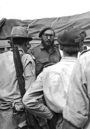 Fidel Castro after the landing at the Bay of Pigs Fidel Castro after the landing at the Bay of Pigs 1961 Cuba Copyright: xPhoto12 ArchivesxSnarkx DFS09A10_318