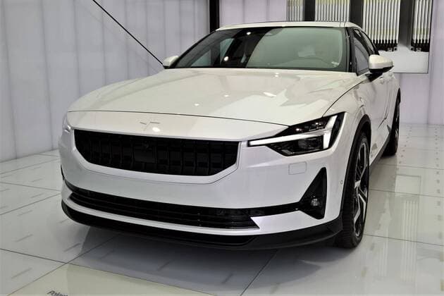 IAA, Internationale Automobil Ausstellung 2019 in Frankfurt am Main, ausgerichtet vom Verband der Automobilindustrie VDA. Foto: Polestar 2 mit Elektroantrieb, E Mobilitaet *** IAA, International Motor Show 2019 in Frankfurt am Main, organized by the German Association of the Automotive Industry VDA Photo Polestar 2 with electric drive, E Mobility