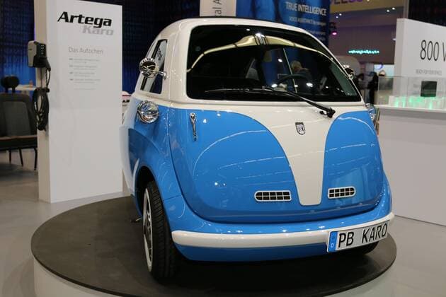 Artega Karo (Autochen Elektroauto), 68. IAA (Internationale Automobil-Ausstellung International Motor Show) PKW 2019, 12.-22.09.2019, Pressetage 10. & 11.09.2019, Frankfurt am Main (D), Messe, Auto *** Artega Karo Autochen Elektroauto , 68 IAA International Motor Show International Motor Show Passenger Cars 2019, 12 22 09 2019, Press Days 10 11 09 2019, Frankfurt am Main D , Messe, Auto
