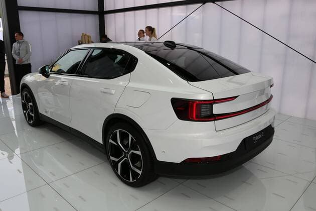 Polestar 2 (Elektroauto vom Volvo Geely Konzern), 68. IAA (Internationale Automobil-Ausstellung International Motor Show) PKW 2019, 12.-22.09.2019, Pressetage 10. & 11.09.2019, Frankfurt am Main (D), Messe, Auto *** Polestar 2 electric car from Volvo Geely Group , 68 IAA International Motor Show International Motor Show Passenger Cars 2019, 12 22 09 2019, Press days 10 11 09 2019, Frankfurt am Main D , Messe, Auto