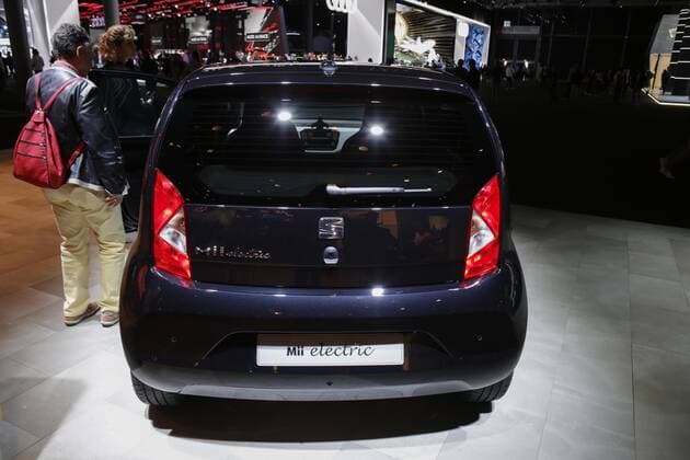 Germany: 68. IAA Frankfurt - Day 1 Spanish car manufacturer SEAT, part of the Volkswagen Group, displays the electric city-car Mii electric at the 2019 Internationale Automobil-Ausstellung (IAA). Frankfurt Hesse Germany Messe Frankfurt  MichaelxDebets