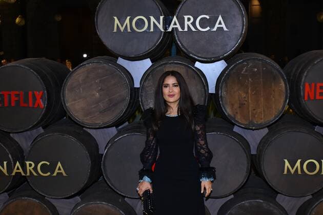 Monarca Tv Series Premiere MEXICO CITY, MEXICO - SEPTEMBER 10: Producer Salma Hayek poses for photos during a red carpet of Monarca Netflix Tv Series premiere at Antiguo Colegio de San Ildefonso on September 10, 2019 in Mexico City, Mexico  Copyright: xCarlosxTischlerx EYE_5535