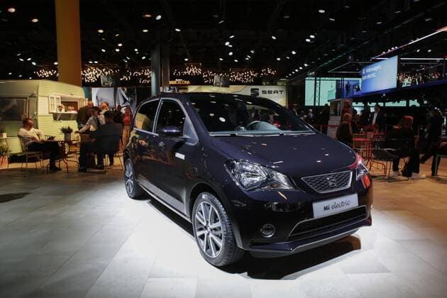 Germany: 68. IAA Frankfurt - Day 1 Spanish car manufacturer SEAT, part of the Volkswagen Group, displays the electric city-car Mii electric at the 2019 Internationale Automobil-Ausstellung (IAA). Frankfurt Hesse Germany Messe Frankfurt  MichaelxDebets