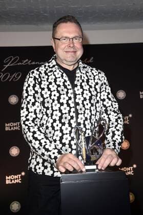 Christoph Tannert bei der Verleihung des 28. Montblanc de la Culture Arts Patronage Award 2019 im Künstlerhaus Bethanien. Berlin, 10.09.2019