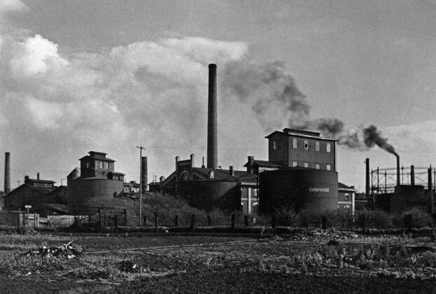Köln Eine Fabrik in der Geldernstraße in Köln Nippes, Deutschland 1920er Jahre. A factory on Geldernstrasse street at Cologne Nippes, Germany 1920s., Köln Preußen Deutsches Reich Copyright: JakobxVolk UnitedArchives0087