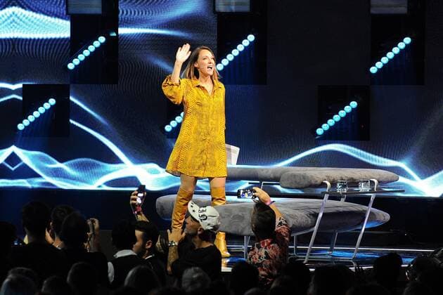 SWR3 New Pop Festival. Carolin Kebekus anläßlich des SWR3 New Pop Festival am 12.09.2019 im Festspielhaus Baden-Baden. 20190912MWI2717