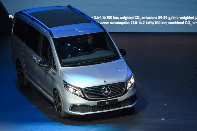 10.09.2019, xkvx, Wirtschaft Automobil, IAA 2019 - Internationale Automobil Ausstellung emwirt, empoli, v.l. Mercedes Benz EQV Auto E-Auto E-Mobil Elekroauto Elektromobil Frankfurt am Main *** 10 09 2019, xkvx, Economy Automotive, IAA 2019 International Automobile Exhibition emwirt, empoli, v l Mercedes Benz EQV Auto E Auto E Mobil Elekroauto Elektromobil Frankfurt am Main