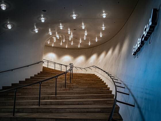Hamburg; HafenCity, Aufgang Großer Saal ElbPhilharmonie Hamburg