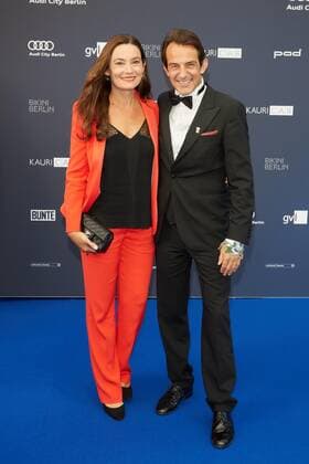 Hans-Werner Meyer mit Frau Jacqueline Macaulay - Verleihung des Deutschem Schauspielpreis 2019 im Zoo Palast Berlin am 13.09.2019. Deutscher Schauspielpreis 2019