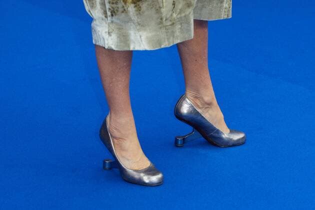 Entertainment Bilder des Tages Schuhe von Jutta Speidel - Verleihung des Deutschem Schauspielpreis 2019 im Zoo Palast Berlin am 13.09.2019. Deutscher Schauspielpreis 2019