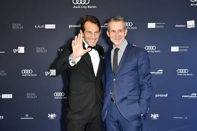 Hans-Werner Meyer und Ulrich Matthes bei der Verleihung des Deutschen Schauspielpreises 2019 im Zoo Palast. Berlin, 13.09.2019