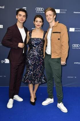 Ivo Kortlang, Michelle Math und Timur Bartels bei der Verleihung des Deutschen Schauspielpreises 2019 im Zoo Palast. Berlin, 13.09.2019