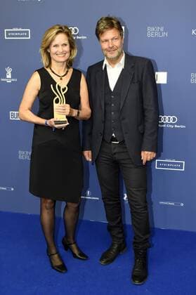 Helga Trüpel und Robert Habeck bei der Verleihung des Deutschen Schauspielpreises 2019 im Zoo Palast. Berlin, 13.09.2019