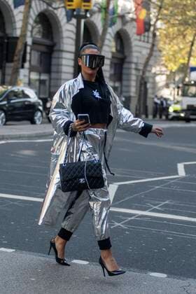 Street Style on day three of London Fashion Week SS 2020 on Saturday September 14th 2019, showcasing stylish individuals London is internationally known for.  (112123791)