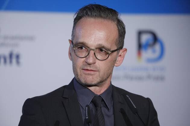 Außenminister Heiko Maas, Deutschland, Berlin, Roten Rathaus , Shimon Peres Preis 2019 für Akademie Führung & Kompetenz. Preisverleihung am 15.09.2019 in Berlin