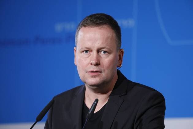 Dr. Klaus Lederer, DIE LINKE. Bürgermeister des Landes Berlin. Senator für Kultur und Europa des Landes Berlin, Deutschland, Berlin, Roten Rathaus , Shimon Peres Preis 2019 für Akademie Führung & Kompetenz. Preisverleihung am 15.09.2019