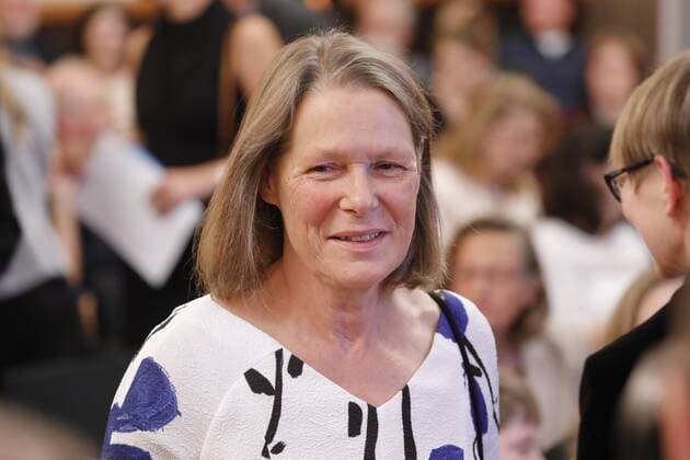 Christina Rau geb. Delius, Witwe des ehemaligen Bundespräsidenten Johannes Rau, Deutschland, Berlin, Roten Rathaus , Shimon Peres Preis 2019 für Akademie Führung & Kompetenz. Preisverleihung am 15.09.2019 in Berlin