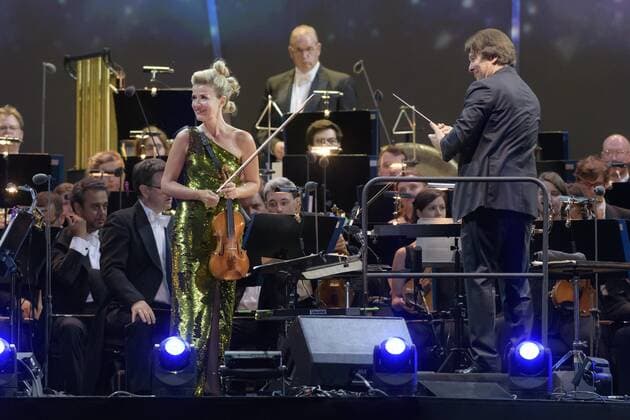 Anne-Sophie Mutter - Filmmusik von John Williams live am Königsplatz in München, 14.09.2019 *** Anne Sophie Mutter Film music by John Williams live at Königsplatz in Munich, 14 09 2019