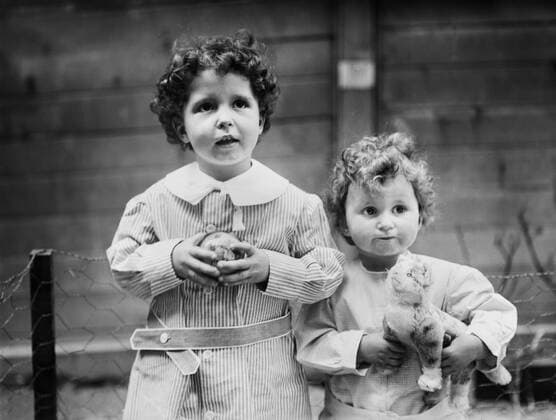 Brothers Michel and Edmond Navratil, Survivors of the Sinking of RMS Titanic, Portrait, Bain News Service, 1912  Copyright: CircaxImages ghi-circa01988