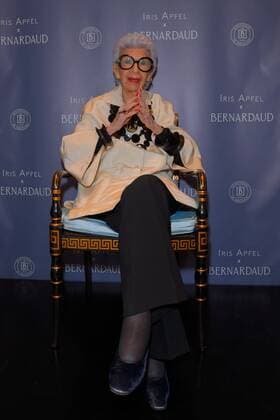 IMAGO ICONS: Iris Apfel September 12, 2019, New York, United States: Iris Apfel attends the launch of her jewellery collaboration at Bernardaud Boutique in New York. New York United States - ZUMAs197 20190912_zab_s197_078 Copyright: xRonxAdarx