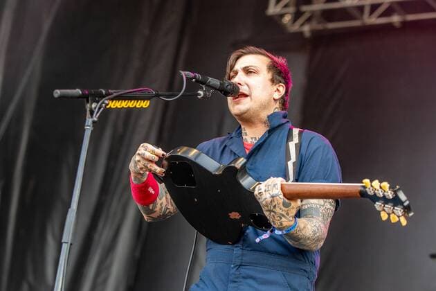 September 15, 2019, Chicago, Illinois, U.S: FRANK IERO of Frank Iero and The Future Violents during the Riot Fest Music Festival at Douglas Park in Chicago, Illinois Chicago U.S. - ZUMAs135 20190915_zap_s135_026 Copyright: xDanielxDeSloverx