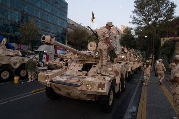 September 16, 2019: EUM20190916NAC06.JPG.CIUDAD DE MEXICO, CommemorationsCelebracionesIndependencia.- Este lunes 16 de septiembre de 2019, las Fuerzas Armadas alistan su participacion en el desfile militar para conmemorar los 209 anos de la Independencia de Mexico. Foto: Agencia EL UNIVERSALJuan Armando MartinezRDB. Copyright: xElxUniversalx