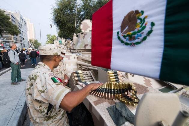 September 16, 2019: EUM20190916NAC04.JPG.CIUDAD DE MEXICO, CommemorationsCelebracionesIndependencia.- Este lunes 16 de septiembre de 2019, las Fuerzas Armadas alistan su participacion en el desfile militar para conmemorar los 209 anos de la Independencia de Mexico. Foto: Agencia EL UNIVERSALJuan Armando MartinezRDB. Copyright: xElxUniversalx