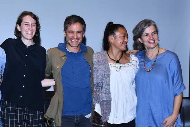Reconstruccions platform by Ambulante press conference MEXICO CITY , MEXICO - SEPTEMBER 17: (L-R) Paulina Suarez, Gael Garcia Bernal, Alma Benitez and Christiane Burkhard poses for photos during a press conference to announce that Ambulante presents the platform Reconstructions on the occasion of the second anniversary of the earthquakes of September 17, 19 and 23 of 2017, preserves the reconstruction with the project Let s raise Mexico in communities affected by the Earthquakes an initiative that managed to raise 1,672,440.82 Dollars for the benefit of the most affected communities at Centro Cultural de Espana en Mexico on September 17, 2019 in Mexico City, Mexico  Copyright: xCarlosxTischlerx EYE_9556